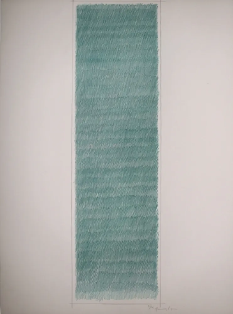 Litografia Hernandez Pijuan - Cartel avant la lettre de las exposiciones Galeria Joan Prats y Galeria Ciento