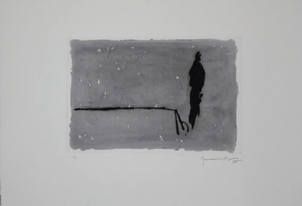 Água-Tinta Hernandez Pijuan - El xiprer / The Cypress