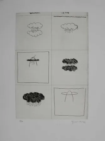 Gravura Hernandez Pijuan - Esbós (