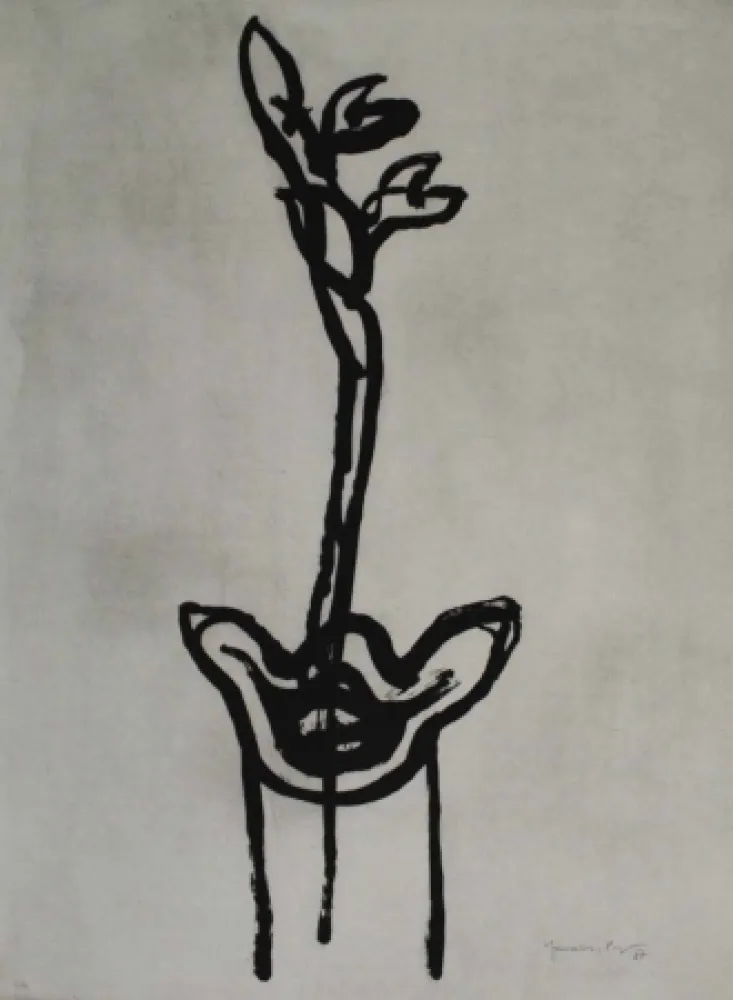 Água-Tinta Hernandez Pijuan - Flor 2