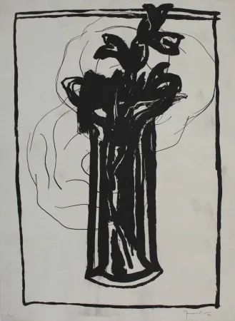 Água-Tinta Hernandez Pijuan - Flor 4