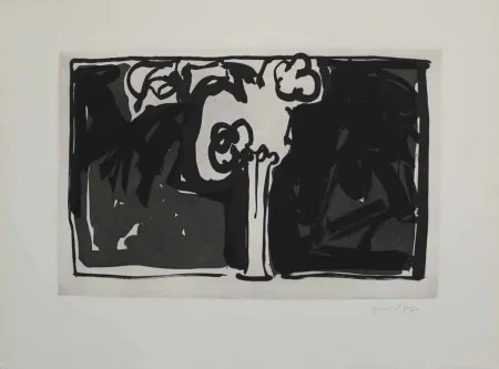 Água-Tinta Hernandez Pijuan - Flors I