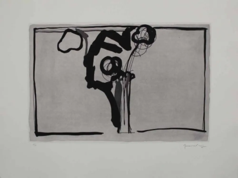 Água-Tinta Hernandez Pijuan - Flors II