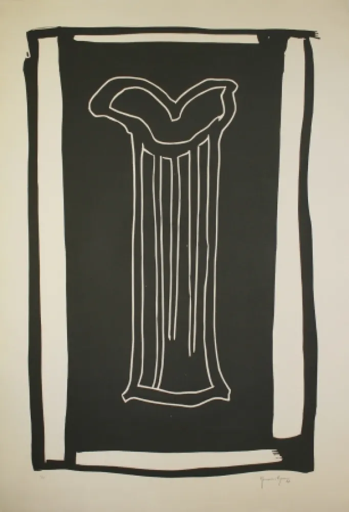 Linogravura Hernandez Pijuan - Gerro (Vase)