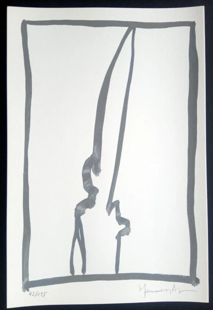 Serigrafia Hernandez Pijuan - Hojas Sueltas