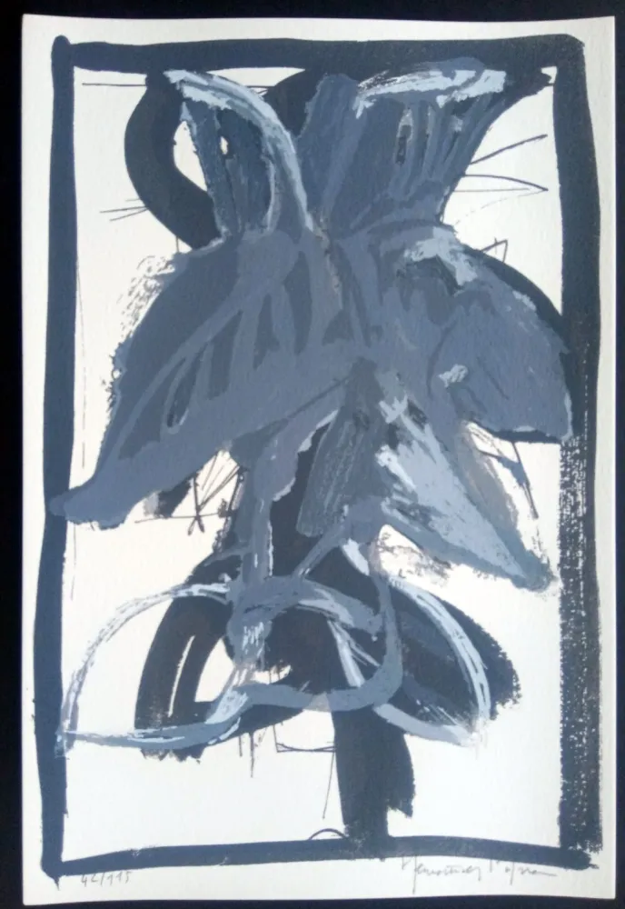 Serigrafia Hernandez Pijuan - Hojas Sueltas