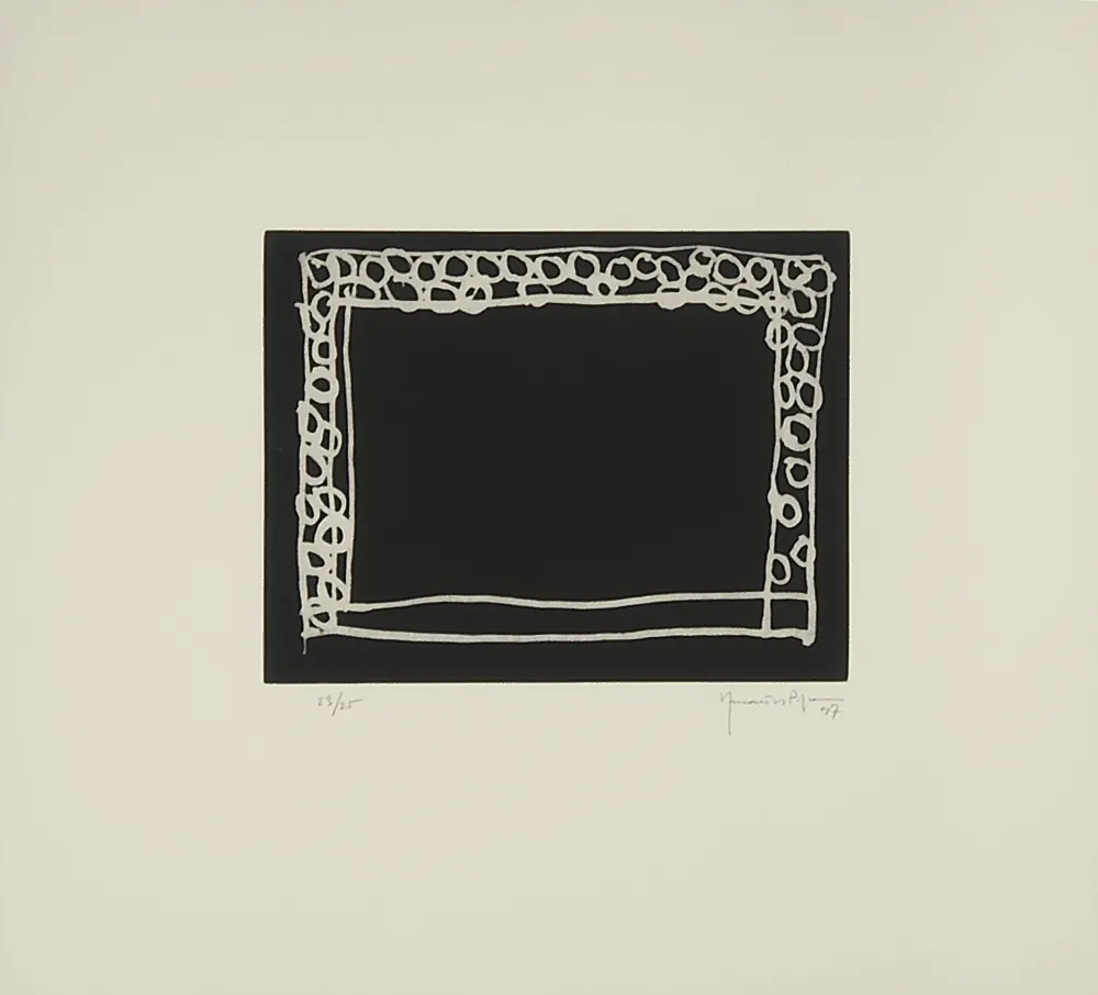 Gravura Hernandez Pijuan - Jardín IV