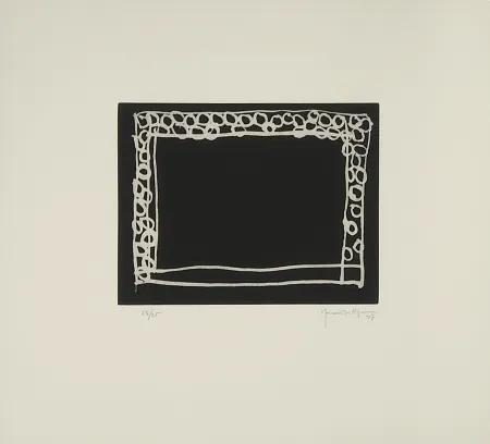 Gravura Hernandez Pijuan - Jardín IV