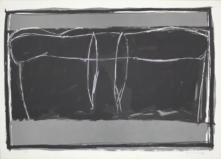 Litografia Hernandez Pijuan - Landscape 3