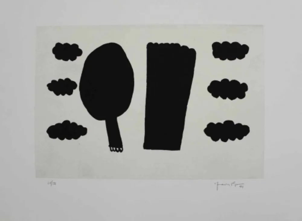 Água-Tinta Hernandez Pijuan - Memòria de la Segarra II