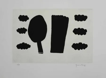 Água-Tinta Hernandez Pijuan - Memòria de la Segarra II