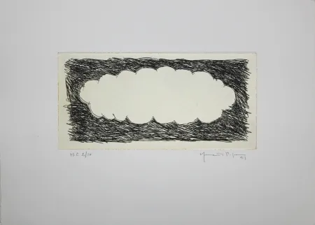 Gravura Hernandez Pijuan - Memòria de la Segarra VIII