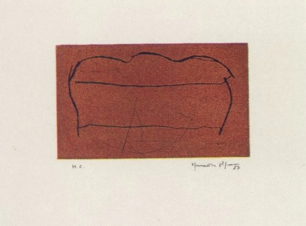 Água-Tinta Hernandez Pijuan - Ocre