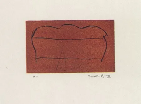 Água-Tinta Hernandez Pijuan - Ocre