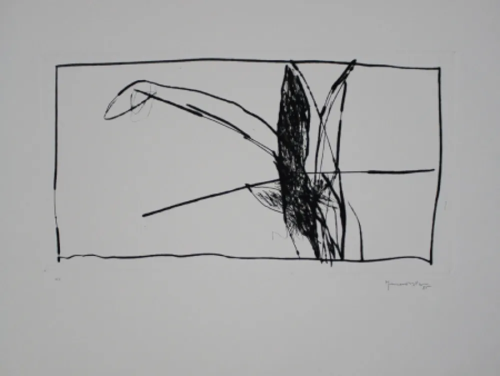 Ponta-Seca Hernandez Pijuan - Paisatge amb xiprers V / Landscape with Cypresses V