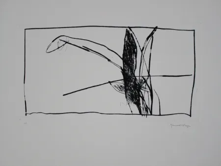 Ponta-Seca Hernandez Pijuan - Paisatge amb xiprers V / Landscape with Cypresses V