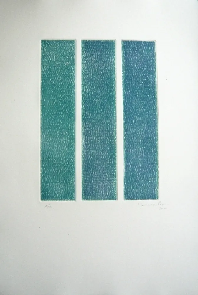 Gravura Hernandez Pijuan - Polychrome 13