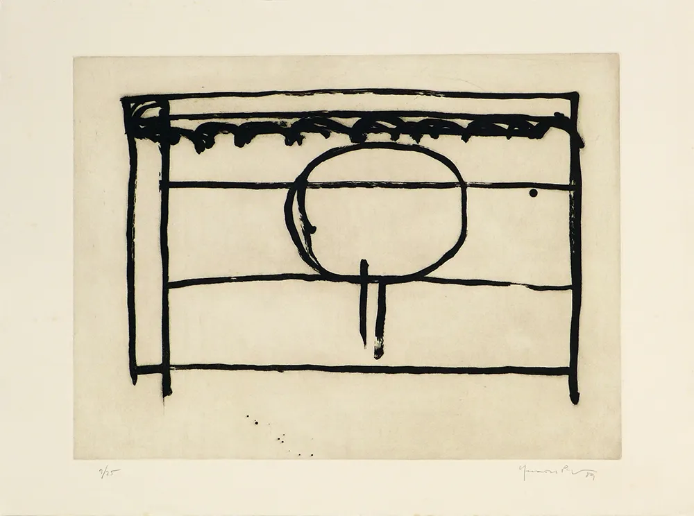 Gravura Hernandez Pijuan - Recorrido para un espacio I