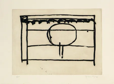 Gravura Hernandez Pijuan - Recorrido para un espacio I