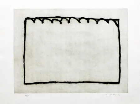 Gravura Hernandez Pijuan - Recorrido para un espacio III