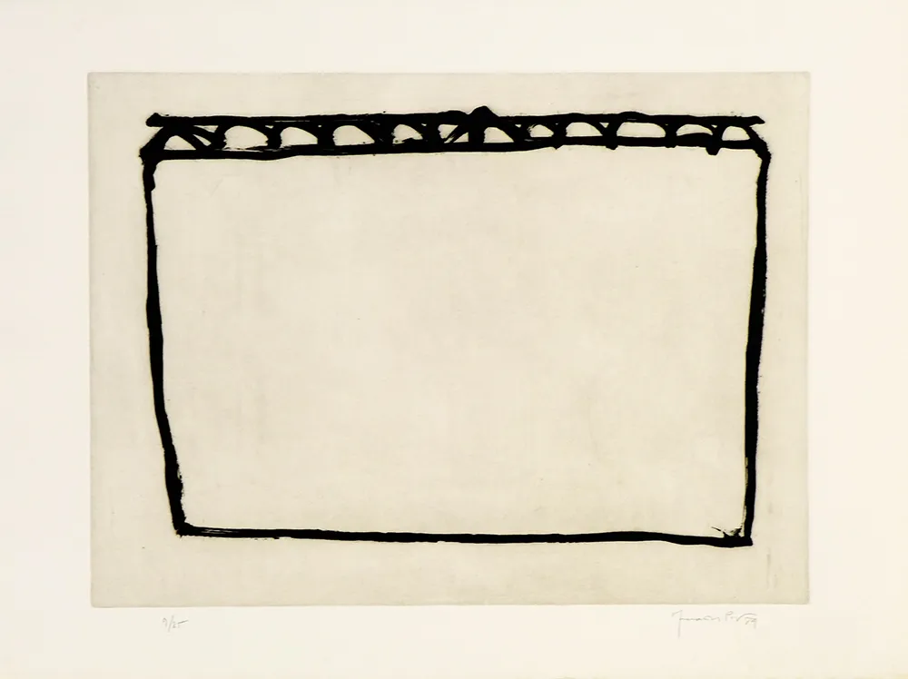 Gravura Hernandez Pijuan - Recorrido para un espacio IV