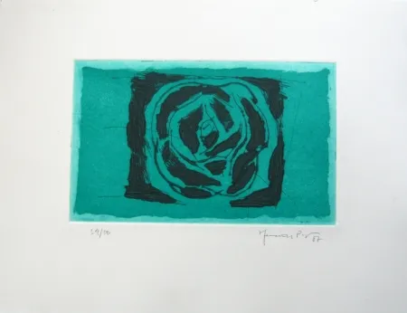 Múltiplo Hernandez Pijuan - Rosa verda