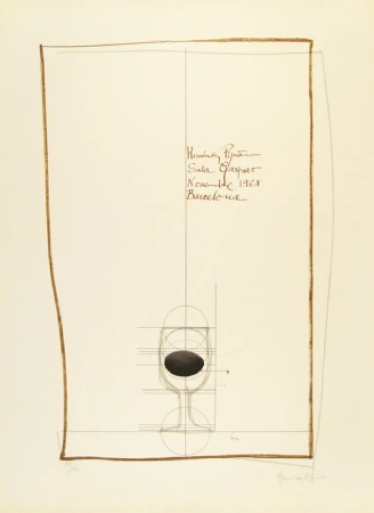 Linogravura Hernandez Pijuan - Sala Gaspar