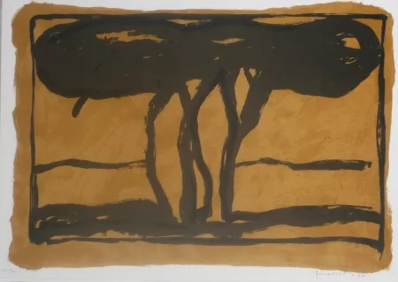 Litografia Hernandez Pijuan - Sans titre 12