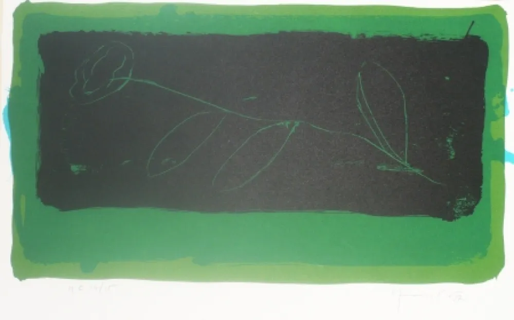 Litografia Hernandez Pijuan - Sans titre 3