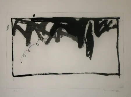 Litografia Hernandez Pijuan - Sans titre 