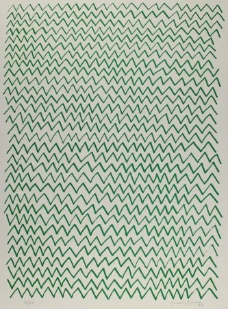 Litografia Hernandez Pijuan - Untitled