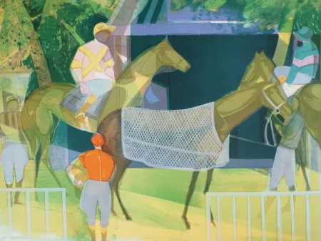 Litografia Hilaire - Normandie, Le centre équestre