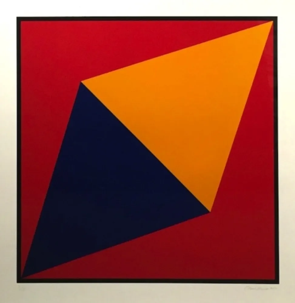 Serigrafia Hinman - Orange Triangle