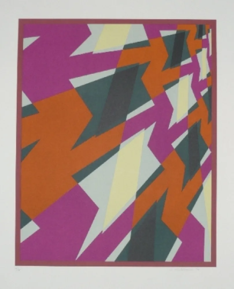 Litografia Hinterreiter - Composition 4