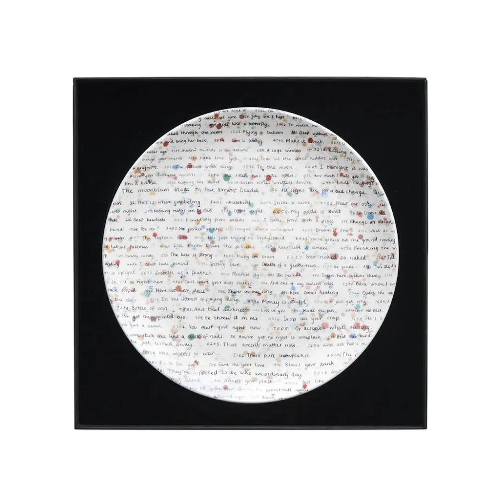 Múltiplo Hirst - All Over Text Large Plate
