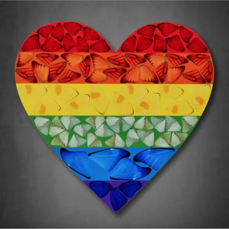 Múltiplo Hirst - Butterfly Heart