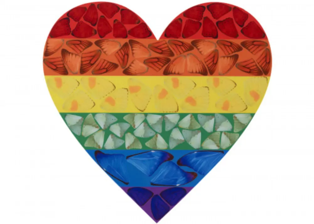 Múltiplo Hirst - H7-3 Butterfly Heart (Large)