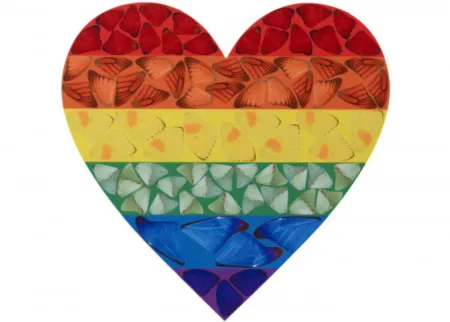 Múltiplo Hirst - H7-3 Butterfly Heart (Large)