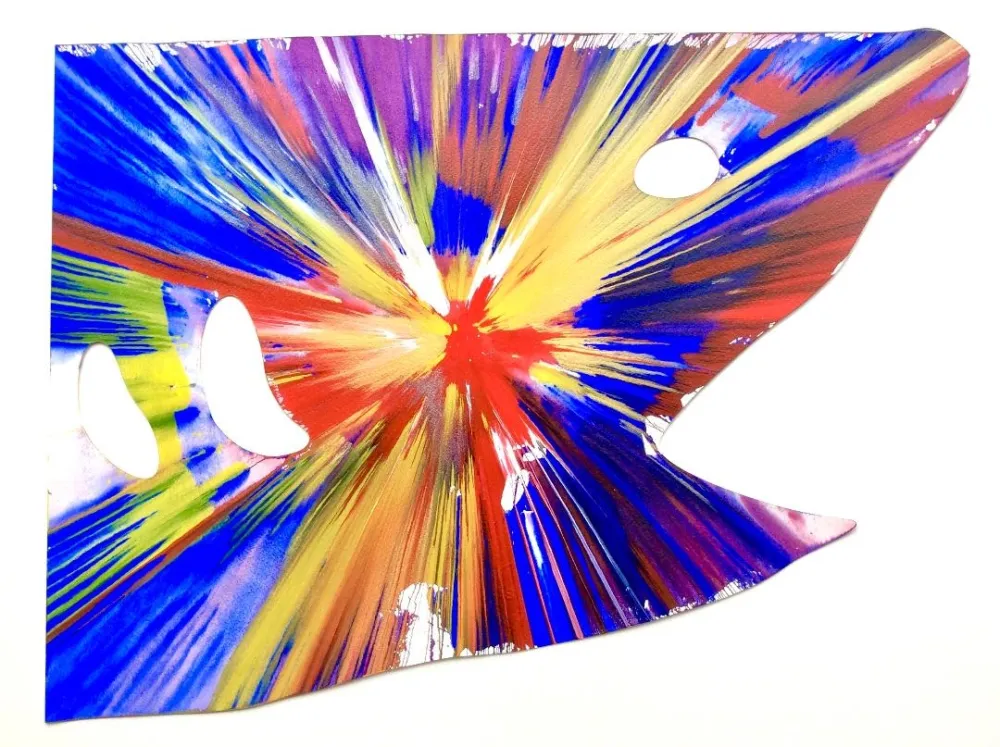 Sem Técnica Hirst - Shark Spin Painting