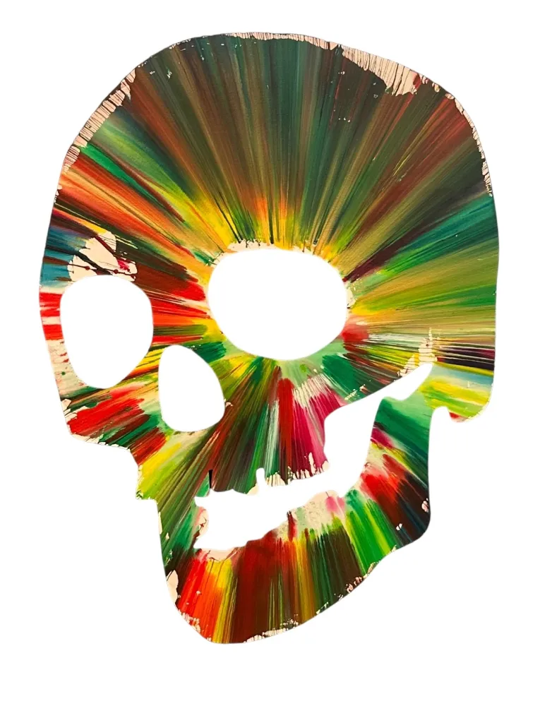 Múltiplo Hirst - Skull Spin Painting