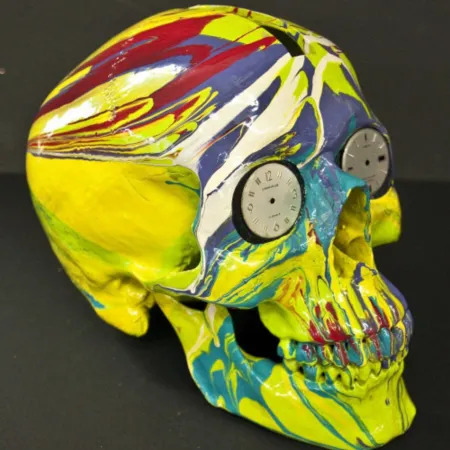 Múltiplo Hirst - The Hours Spin Skull