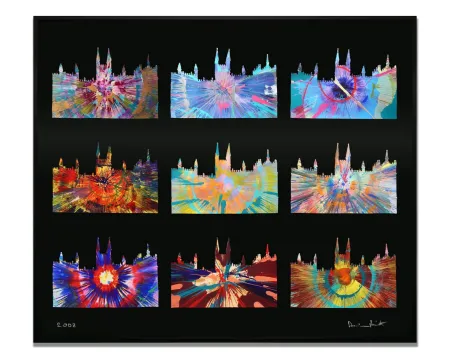 Serigrafia Hirst - Toddington Spins for Contemporary Art Society, 2008