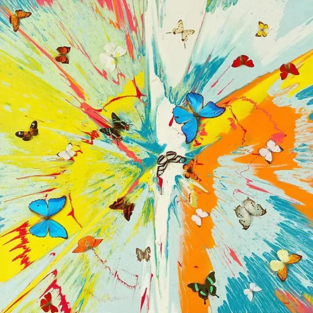Múltiplo Hirst - Transient Ephemera from The Dreams H19-4