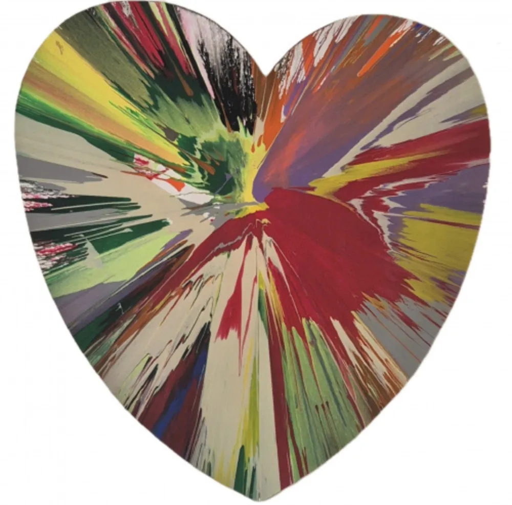 Múltiplo Hirst - Untitled (spin - heart)