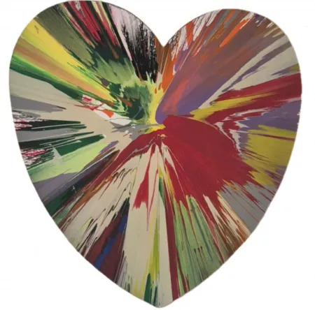 Múltiplo Hirst - Untitled (spin - heart)