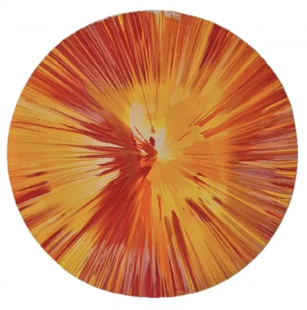 Múltiplo Hirst - Untitled (spin - orange)