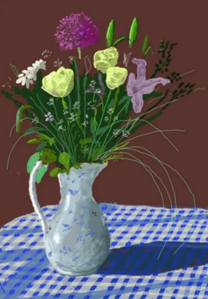 Múltiplo Hockney - 20th February 2021, Jug With Flowers
