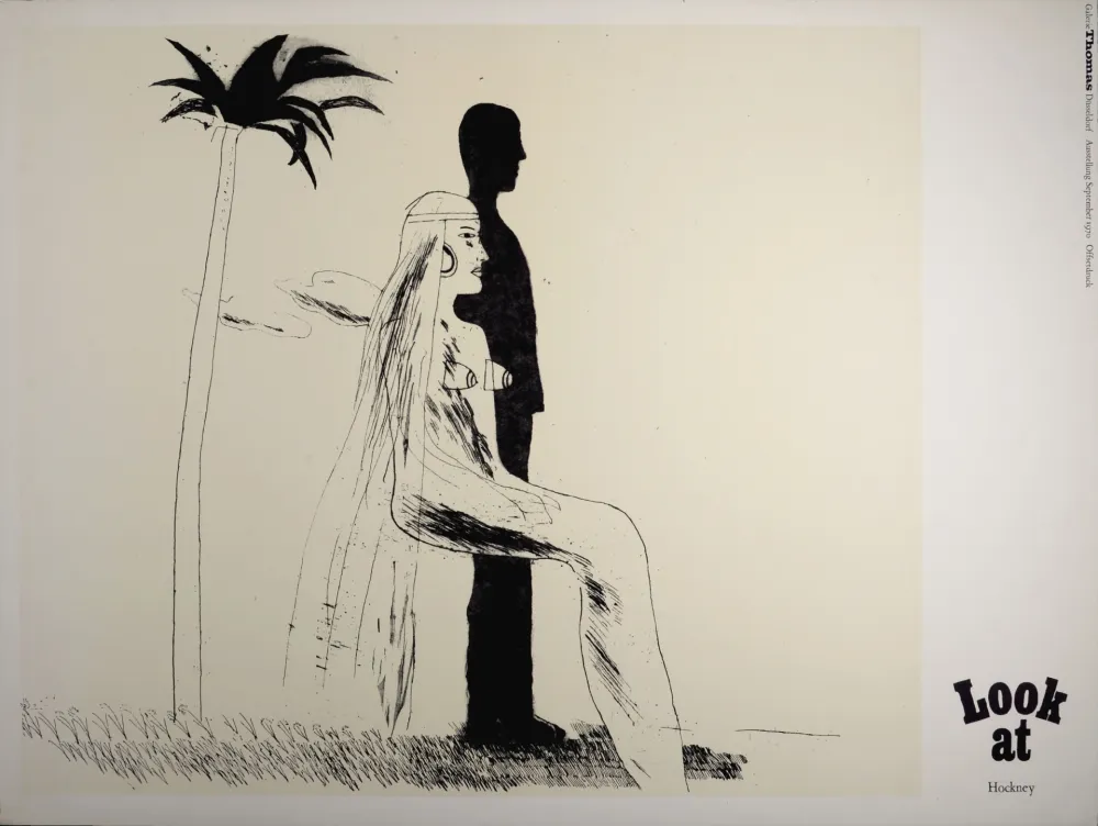 Litografia Hockney - (After) Look at Hockney, 1970