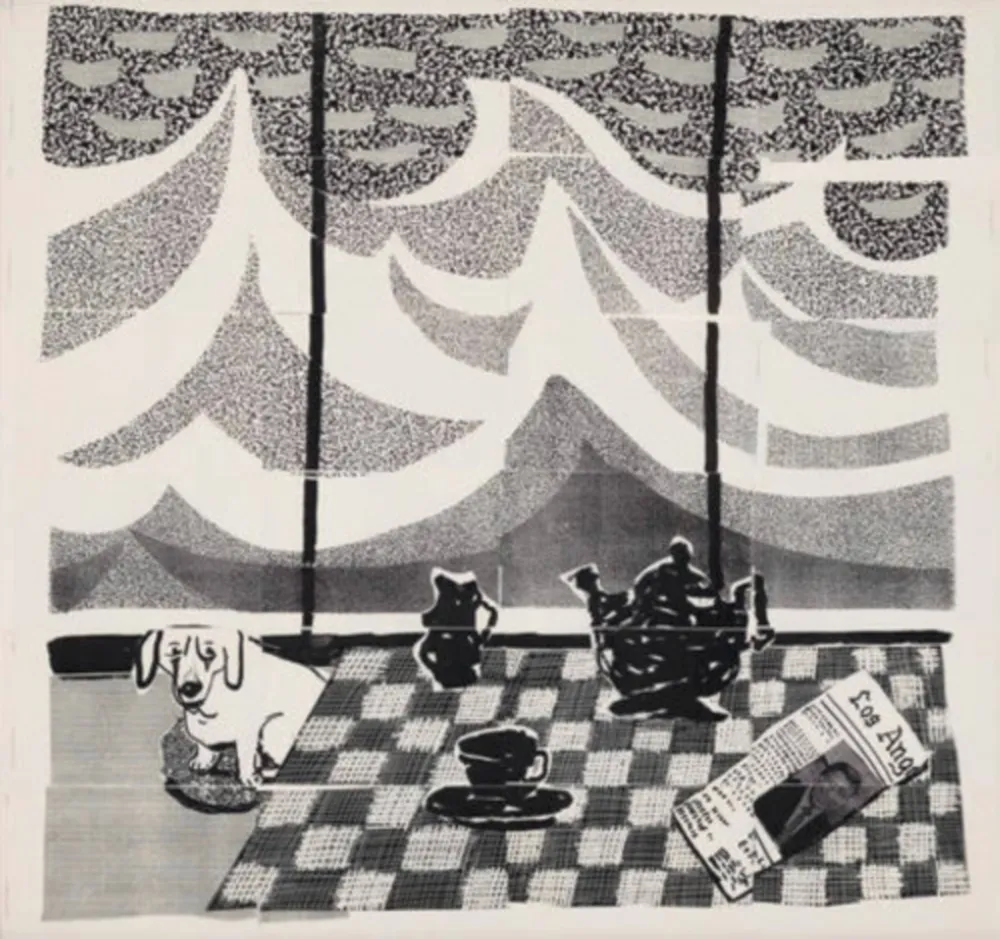 Múltiplo Hockney - Breakfast with Stanley in Malibu