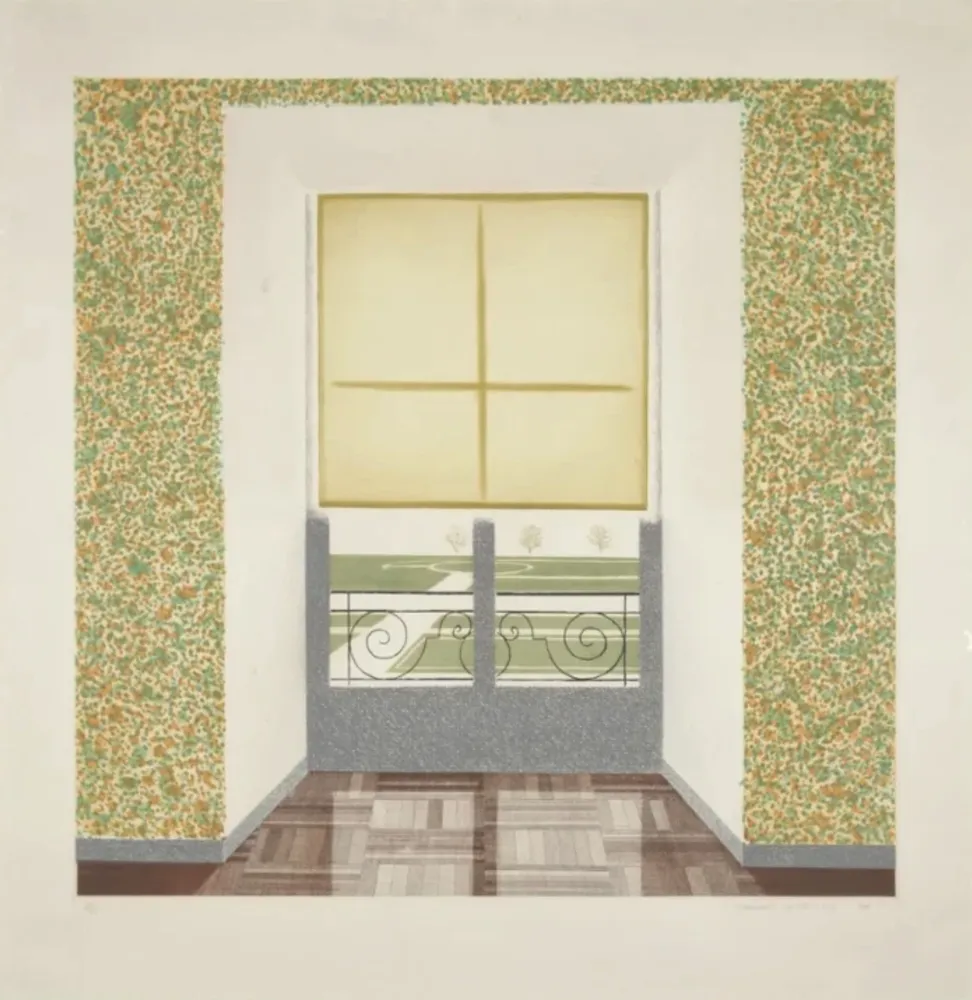Água-Forte E Água-Tinta Hockney - Contrejour in the French Style